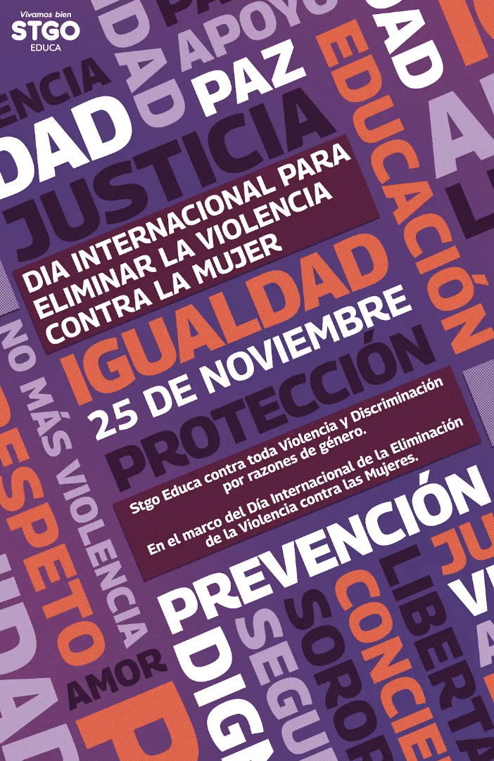 Día Internacional de la eliminación de la violencia contra la mujer.